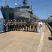 U.S. Navy Lt. Jaramillo Poses with Allied Officers