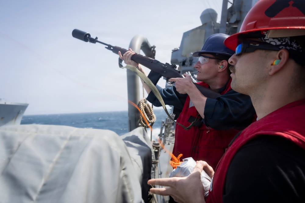 Delbert D. Black Conducts Replenishment-at-Sea with Henry J. Kaiser