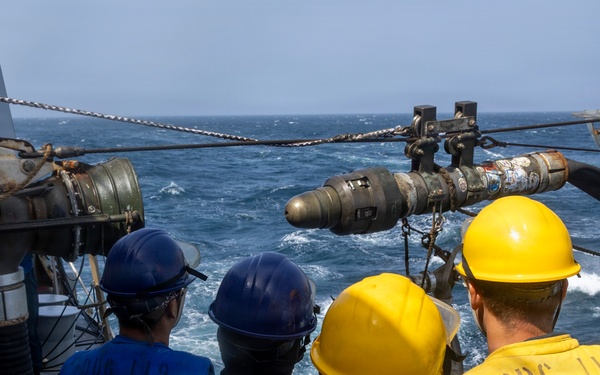 Delbert D. Black Conducts Replenishment-at-Sea with Henry J. Kaiser