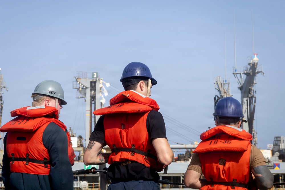 Delbert D. Black Conducts Replenishment-at-Sea with Henry J. Kaiser