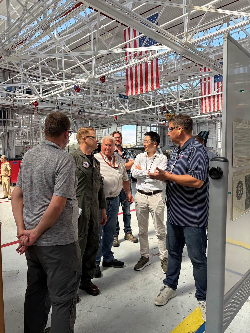 Rear Admiral Ben Reynolds, Deputy Assistant Secretary of the Navy Visits FRCSW
