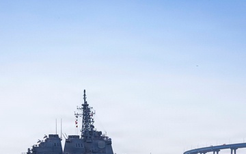 JS Chōkai Departs NBSD