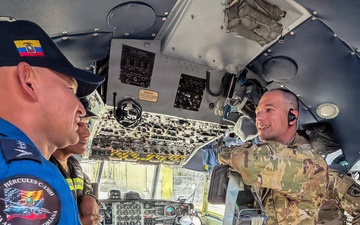 Kentucky Air Guard medical troops conduct information exchange with Ecuadorian partners