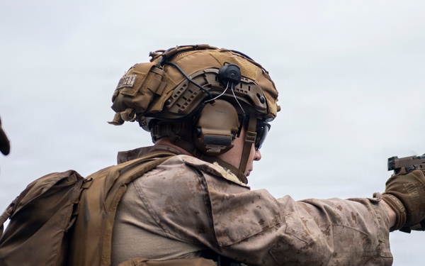 11th MEU Marines, Sailors Conduct Marksmanship Training Aboard USS Boxer