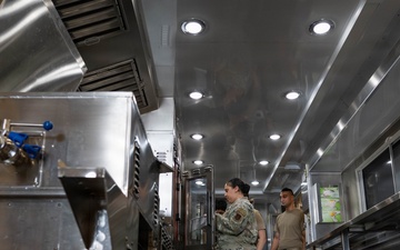 105 FSS mobile kitchen training