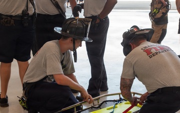 Firefighters participate in Joint Casualty Training Exercise