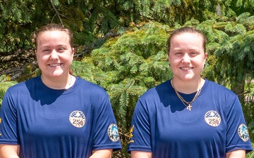 Twin Sisters Make the Leap to Naval Service