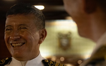 Ecuadorian Navy Conducts Award Ceremony Aboard BAE Guayas at Mayport