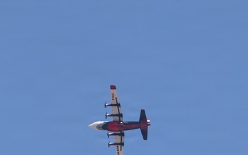 Air Tanker Supports Wood Canyon Fire