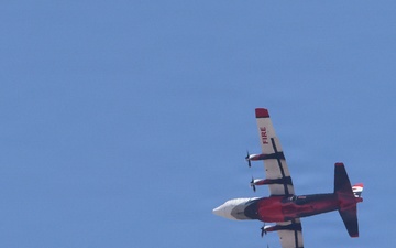 Air Tanker Supports Wood Canyon Fire