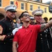 Sgt. Maj. Ruiz Engages with Pennsylvania Recruiters Prior to Evening Parade at 8th &amp; I