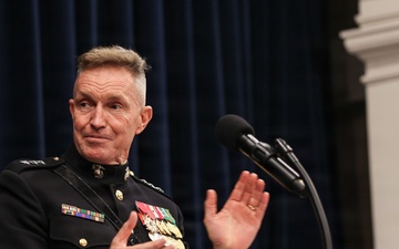 Lt. Gen. Bowers Hosts Senate Armed Services Directors for Evening Parade at Marine Barracks Washington