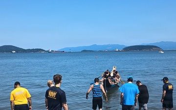 Northwest Navy Sailors Assist with Annual  Canoe Journey