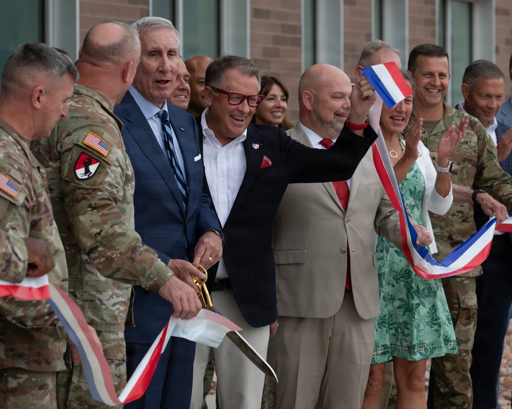 96th Infantry division “Deadeyes” Memorial U.S. Army Reserve Center at Camp Williams - Ribbon Cutting