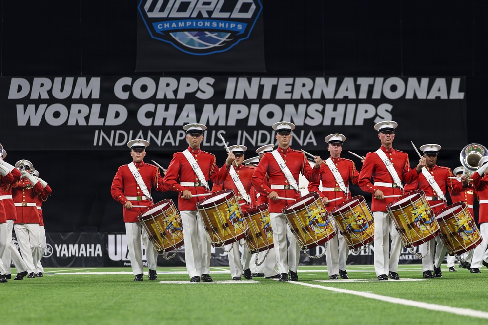"The Commandant's Own" performs at Drum Corps International World Championships