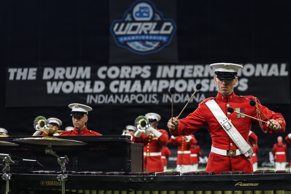 "The Commandant's Own" performs at Drum Corps International World Championships