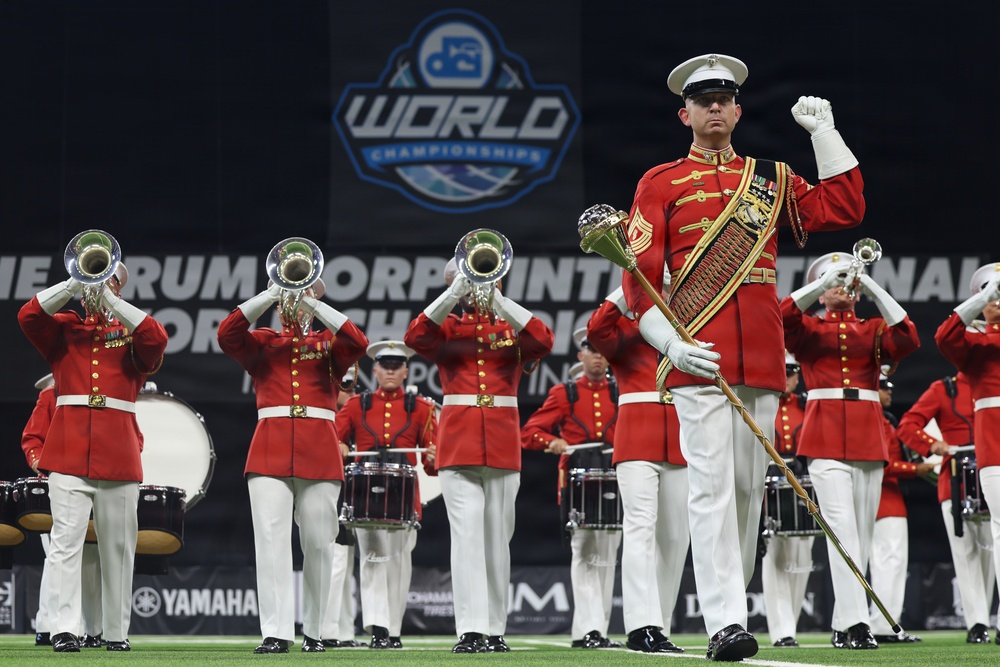 "The Commandant's Own" performs at Drum Corps International World Championships