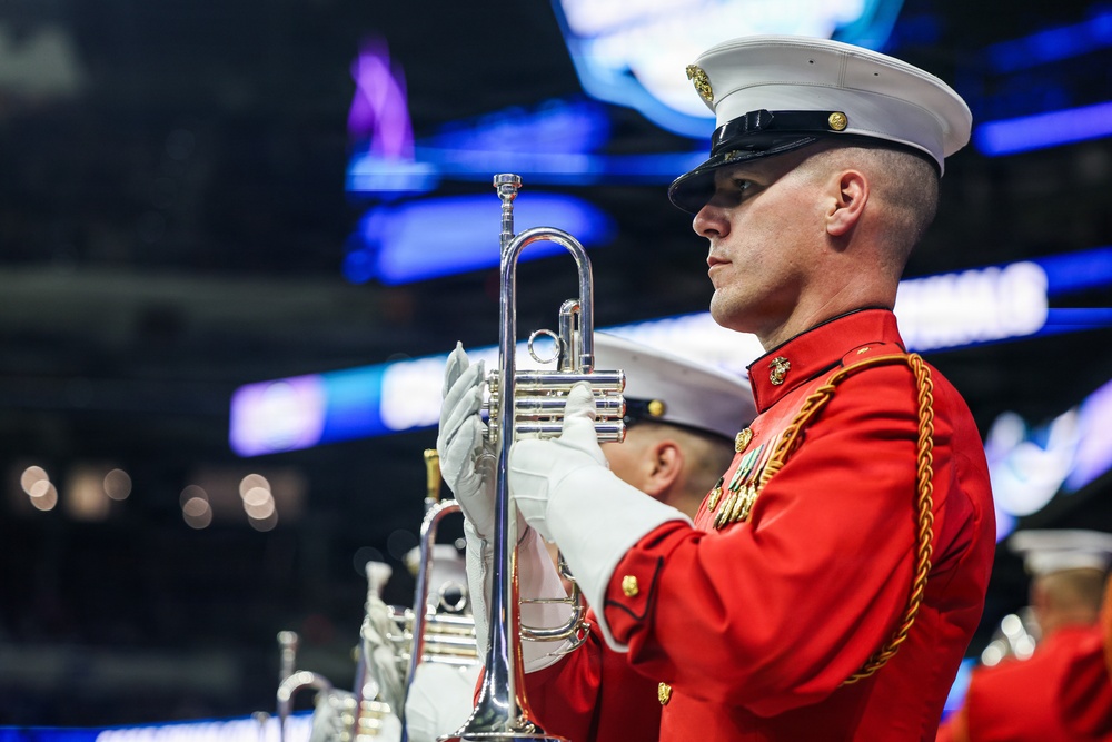 "The Commandant's Own" performs at Drum Corps International World Championships