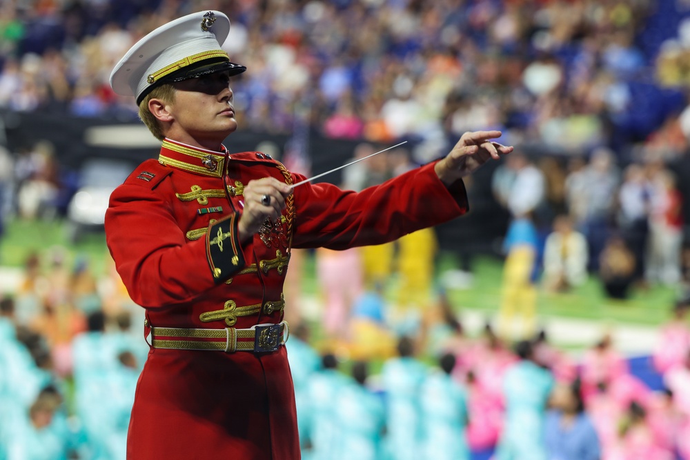 "The Commandant's Own" performs at Drum Corps International World Championships