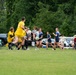 The Air Force Women’s Rugby Team takes the field at the Armed Forces Rugby Championship