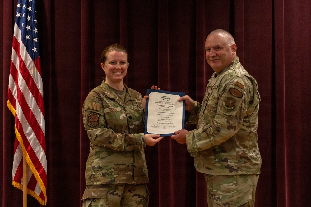 Senior Master Sgt. Harding Retirement