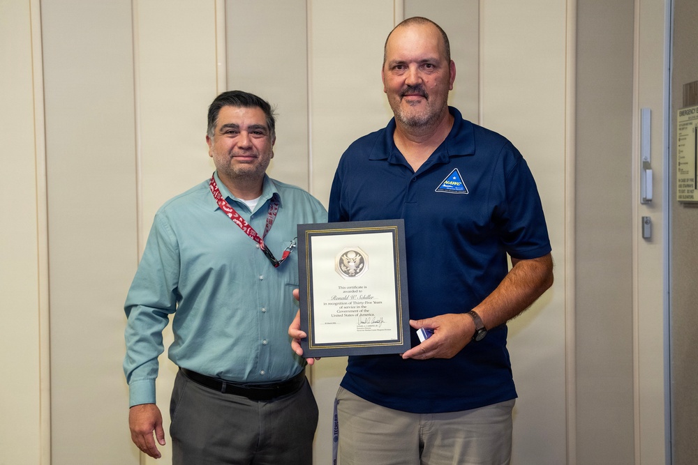 Schiller mentors NAWCWD's next generation after three decades testing survivability