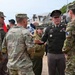 SEA Raines speaks to WVNG Soldiers at Omaha Beach