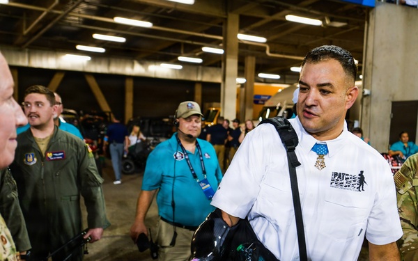 910th AW tackles Hall of Fame game