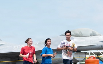 Running in Red, White and Blue
