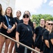 Players and Staff of the North Carolina Courage Visit ANC