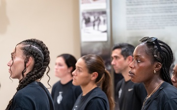 Players and Staff of the North Carolina Courage Visit ANC