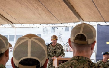 USS Kansas City (LCS 22) Conducts Change of Command Ceremony