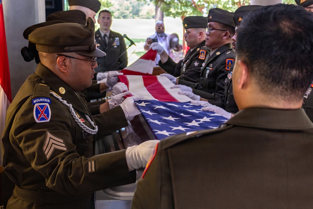 Staff Sgt. Michael Swinton Memorial Service