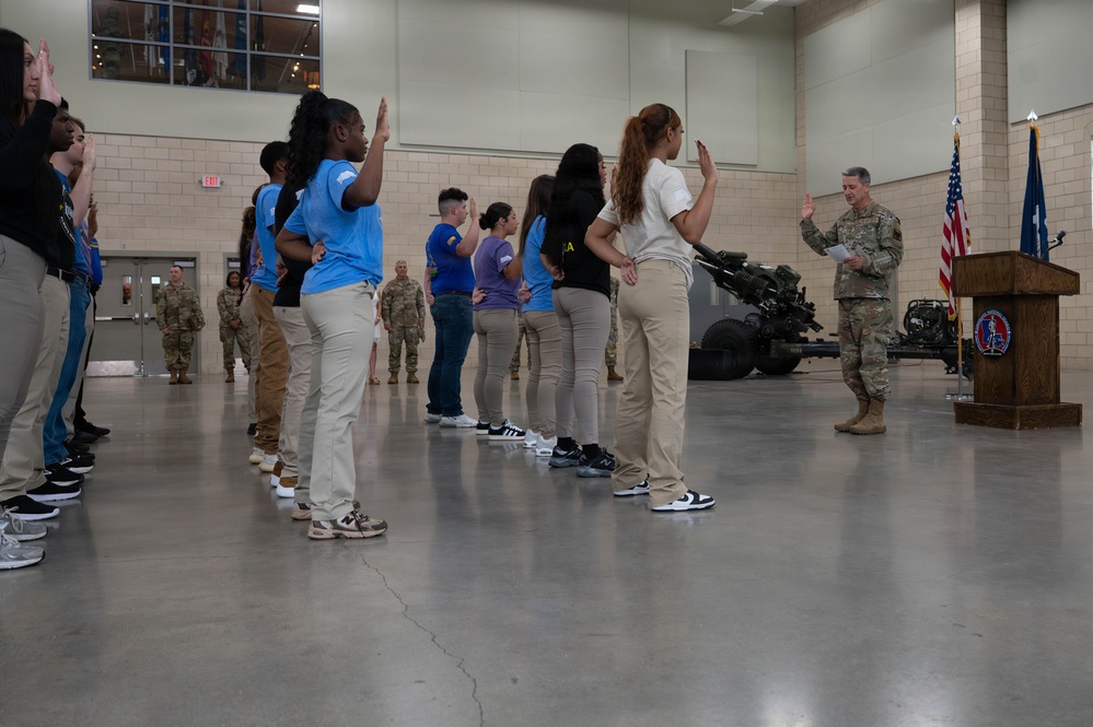 Gen. Nordhaus and SEA Raines Visit Louisiana National Guard