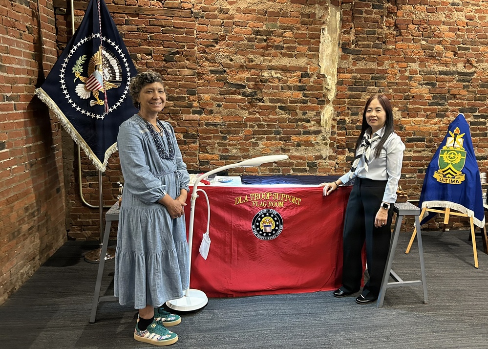 DLA Troop Support embroiderers celebrate 250 years of American flag making at Betsy Ross House