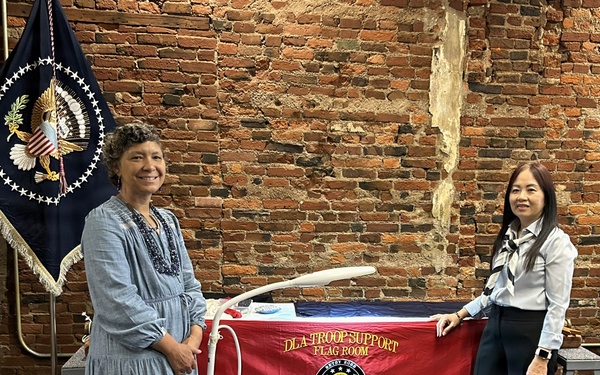 DLA Troop Support embroiderers celebrate 250 years of American flag making at Betsy Ross House
