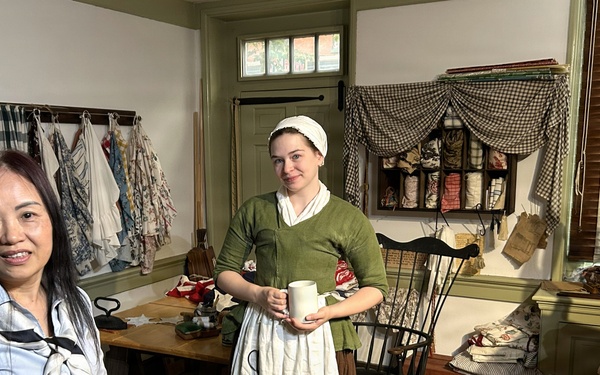 DLA Troop Support embroiderers celebrate 250 years of American flag making at Betsy Ross House