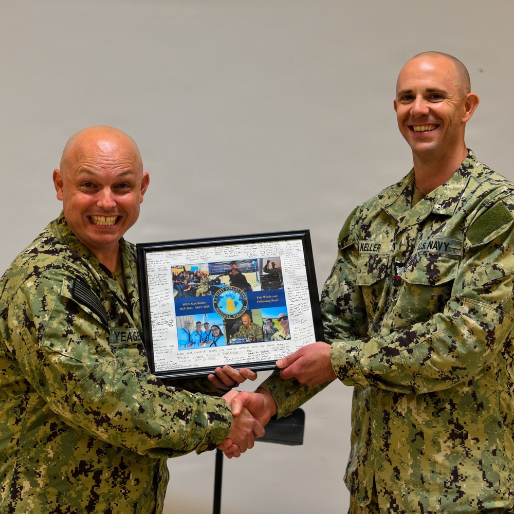 The U.S. Fleet Forces Band Bids Farewell to Musician 2nd Class Alan Keller