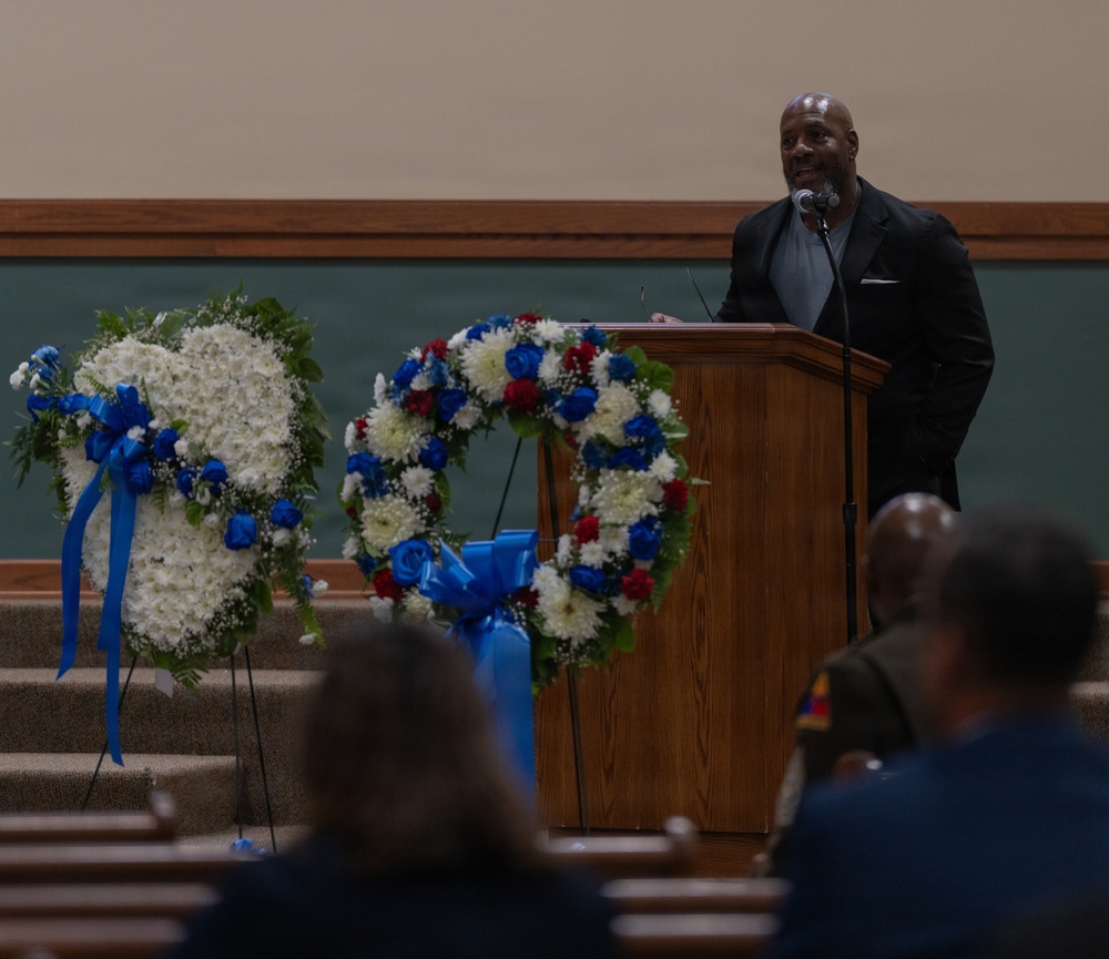 Command Sgt. Maj. Curtis Brown (Ret.) Fort Bliss Funeral