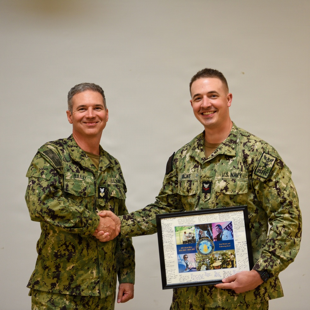 The U.S. Fleet Forces Band Bids Farewell to Musician 2nd Class Kohl Blint