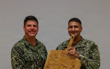The U.S. Fleet Forces Band Bids Farewell to Musician 1st Class Andrew Pacchiarotti