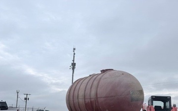 Underground storage tank removal at echo 10