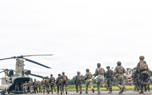 PANAMAX-26: V1/6, Partner forces conduct helicopter loading and security drills