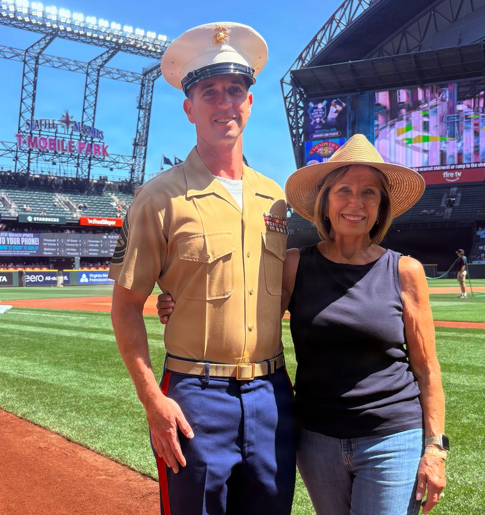 Taking a step back: Marine visits home state during Seattle Seafair Fleet Week