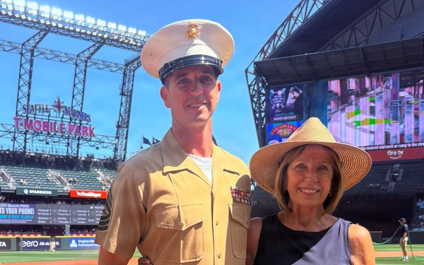 Taking a step back: Marine visits home state during Seattle Seafair Fleet Week