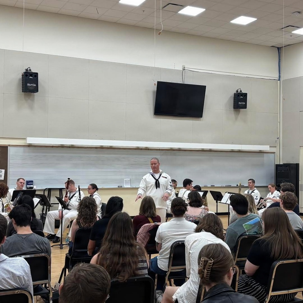 The U.S. Fleet Forces Band Performs at University of Cincinnati College Conservatory of Music
