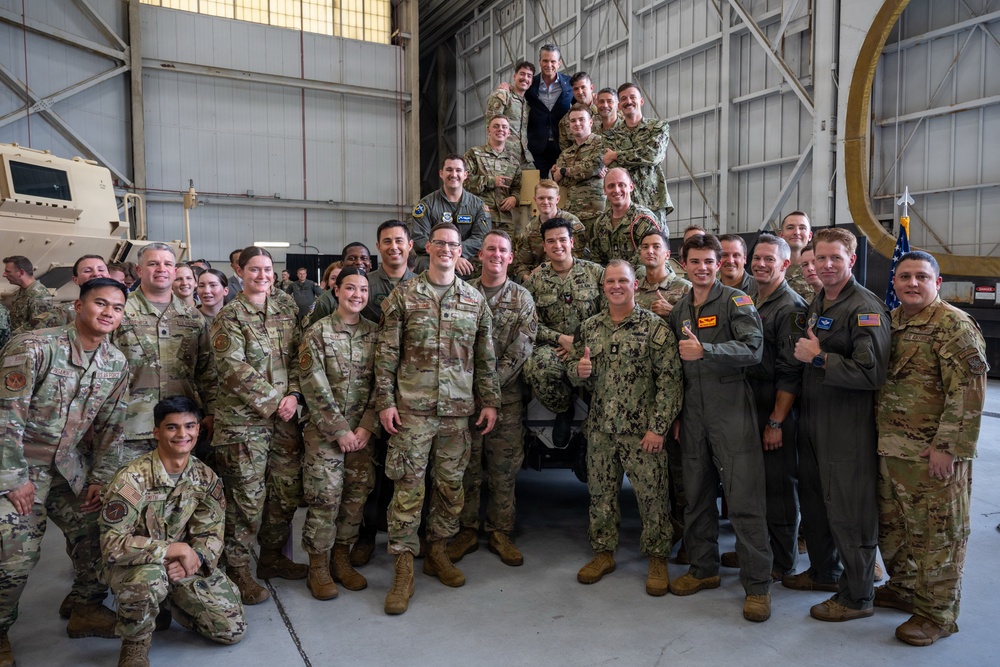 Leaders Christen Joint Base Lindsey Graham