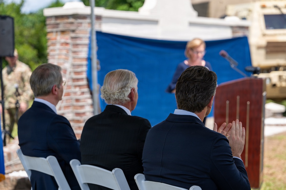 Leaders Christen Joint Base Lindsey Graham