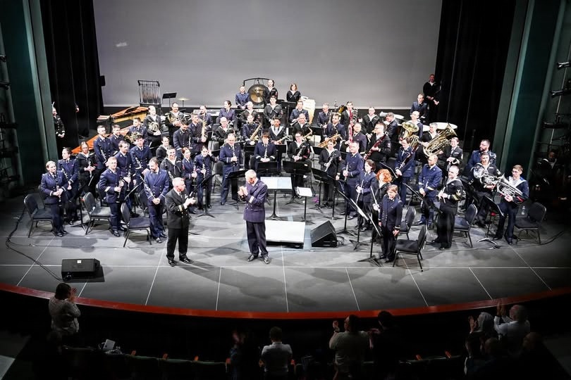 The U.S. Fleet Forces Band Hosts a Joint Concert with the French Navy Band