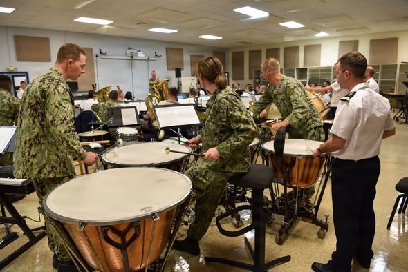 The U.S. Fleet Forces Band Hosts a Joint Concert with the French Navy Band
